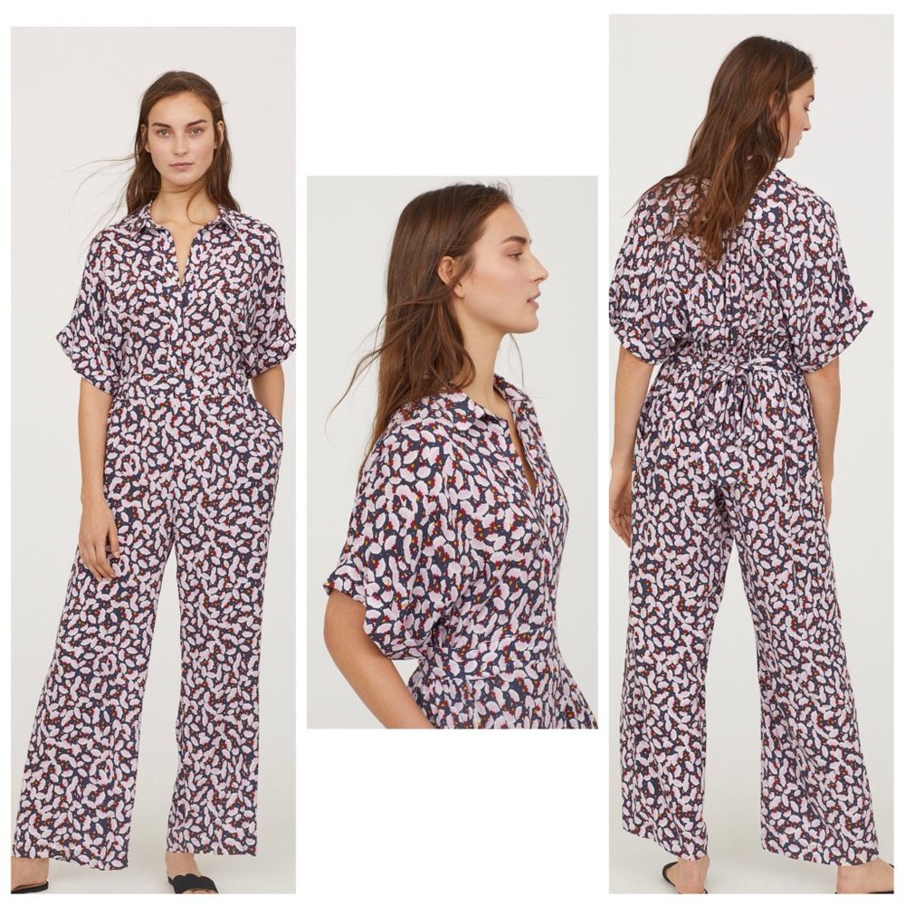 Anna Glover x H&M Floral Jumpsuit US 4